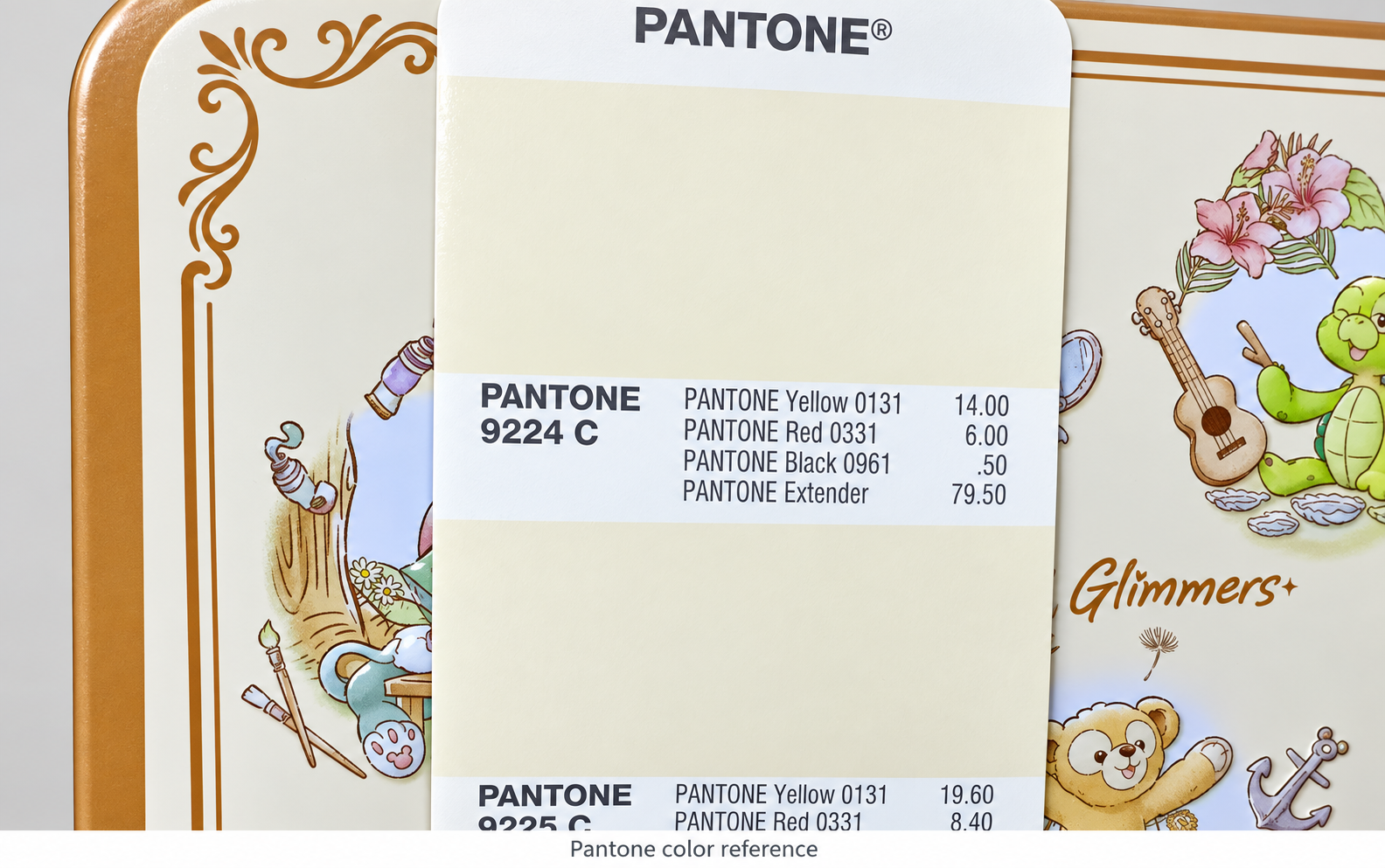 Pantone color reference for custom tin box printing
