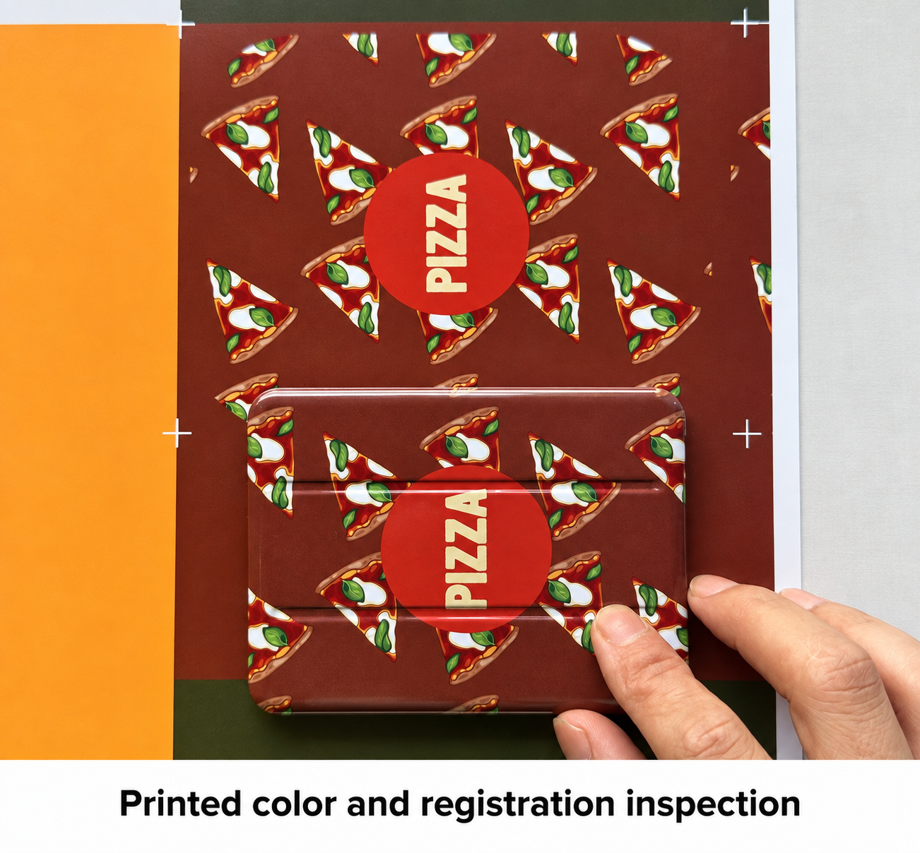 Printed color and registration inspection for custom tin box production
