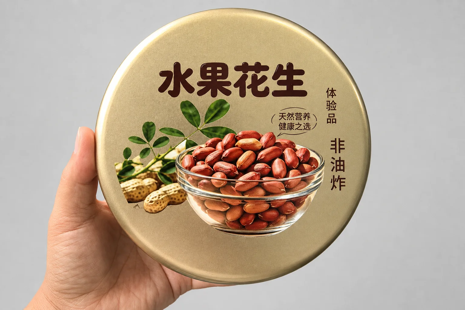 Full-color UV printed artwork on a formed tin lid