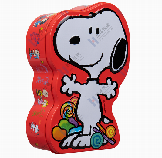custom character shaped tin box